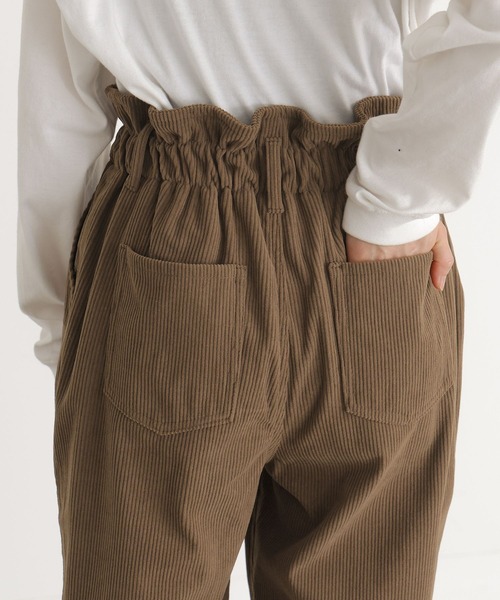 n'OrLABEL(ノアールレーベル)の「ストレッチコーデュロイテーパードパンツ(その他パンツ・レディース・モカ/ブラック・1/2)」の14枚目の写真
