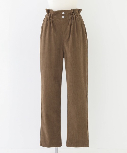 n'OrLABEL(ノアールレーベル)の「ストレッチコーデュロイテーパードパンツ(その他パンツ・レディース・モカ/ブラック・1/2)」の16枚目の写真