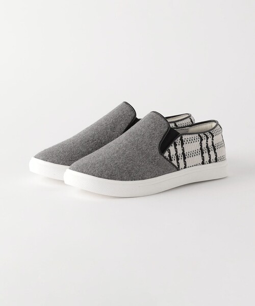 green label relaxing（グリーンレーベルリラクシング）の「TJ GLR スリッポン スニーカー / キッズ  17cm-21cm（スニーカー・キッズ・グレー/ブラック/その他1・19cm/21cm/17cm/20cm/18cm）」の6枚目の写真