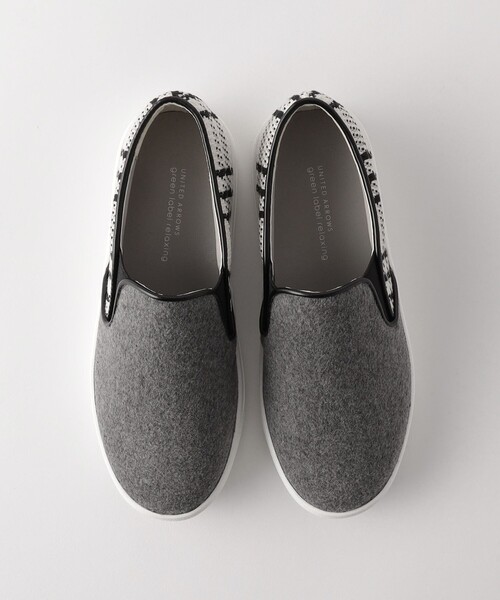 green label relaxing（グリーンレーベルリラクシング）の「TJ GLR スリッポン スニーカー / キッズ  17cm-21cm（スニーカー・キッズ・グレー/ブラック/その他1・19cm/21cm/17cm/20cm/18cm）」の7枚目の写真