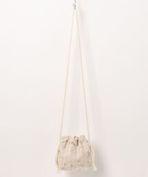 Pochi Pouch/2way 花柄 マルチ 巾着/ショルダーバッグ