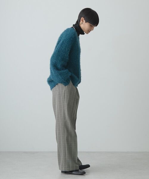 AMERICAN HOLIC(アメリカンホリック)の「Vネックシャギーニットカーディガン(カーディガン/ボレロ・レディース・モカ/ライトグレー/ブルーグリーン/チャコールグレー・L/M)」の20枚目の写真