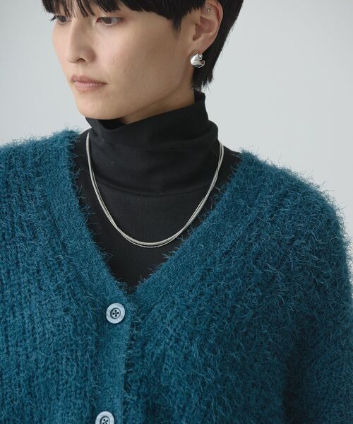 AMERICAN HOLIC(アメリカンホリック)の「Vネックシャギーニットカーディガン(カーディガン/ボレロ・レディース・モカ/ライトグレー/ブルーグリーン/チャコールグレー・L/M)」の22枚目の写真