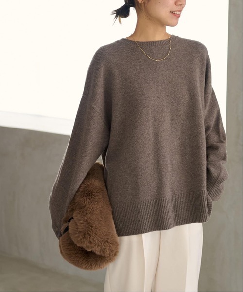 JOURNAL STANDARD relume（ジャーナルスタンダード　レリューム）の「《WEB限定追加2》RELUMEファーバッグ（ハンドバッグ・レディース・チャコールグレー/ベージュ・FREE）」の7枚目の写真