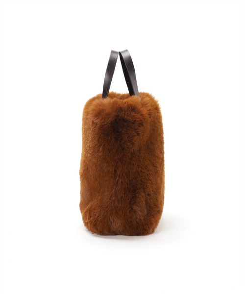 JOURNAL STANDARD relume（ジャーナルスタンダード　レリューム）の「《WEB限定追加2》RELUMEファーバッグ（ハンドバッグ・レディース・チャコールグレー/ベージュ・FREE）」の12枚目の写真