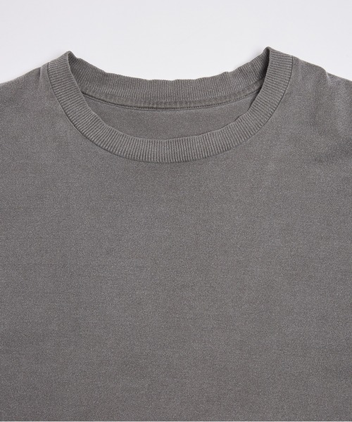 Dulcamara(ドゥルカマラ)の「ピグメントジャージーロールアップT(Tシャツ/カットソー・メンズ・ブラック/グリーン/ベージュ・0/1)」の16枚目の写真