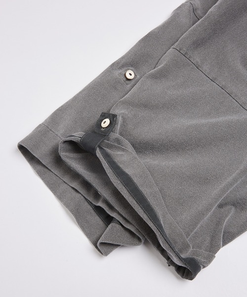 Dulcamara(ドゥルカマラ)の「ピグメントジャージーロールアップT(Tシャツ/カットソー・メンズ・ブラック/グリーン/ベージュ・0/1)」の17枚目の写真