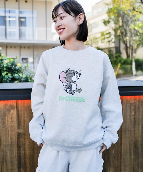 セール】【TOM AND JERRY/トムとジェリー】オリジナルデザイン 裏起毛