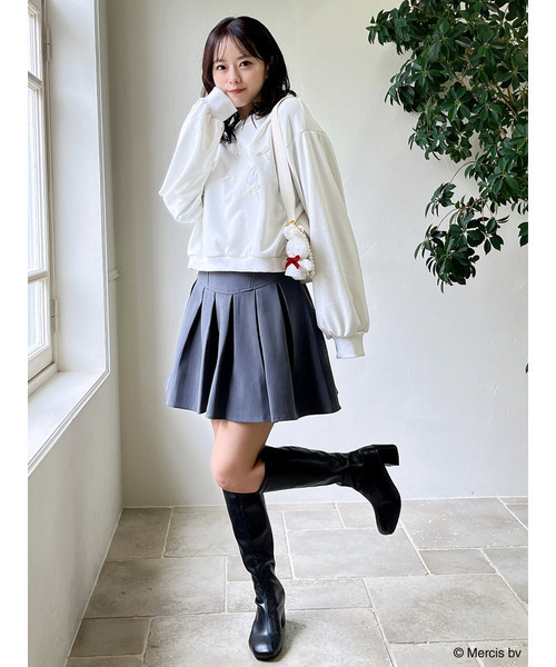 MIIA（ミーア）の「miffy パールリボンプルオーバー（スウェット・レディース・ブラック/オフホワイト・FREE）」の19枚目の写真