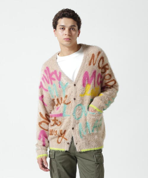 ROYAL FLASH(ロイヤルフラッシュ)の「Guernika/ゲルニカ/KNIT CARDIGAN(カーディガン/ボレロ・メンズ・ベージュ・F)」の2枚目の写真