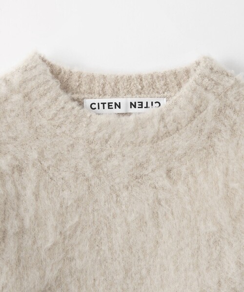 CITEN（シテン）の「＜CITEN＞スーパーシャギーニット（ニット/セーター・レディース・グレー/ベージュ/ライトブルー・FREE）」の16枚目の写真