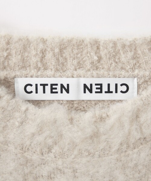 CITEN（シテン）の「＜CITEN＞スーパーシャギーニット（ニット/セーター・レディース・グレー/ベージュ/ライトブルー・FREE）」の19枚目の写真