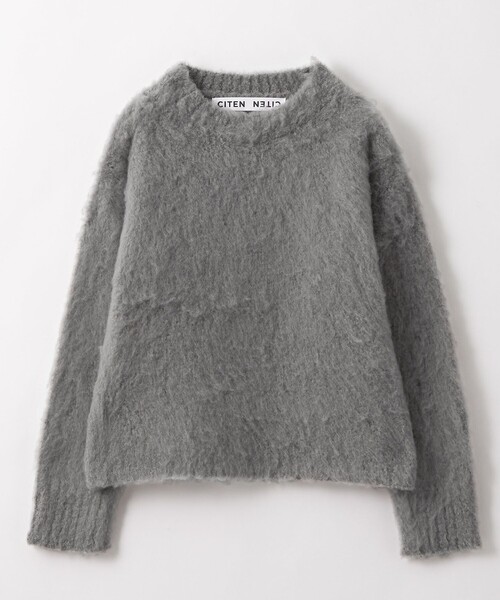 CITEN（シテン）の「＜CITEN＞スーパーシャギーニット（ニット/セーター・レディース・グレー/ベージュ/ライトブルー・FREE）」の20枚目の写真