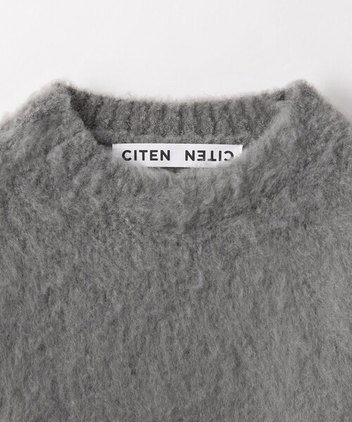 CITEN（シテン）の「＜CITEN＞スーパーシャギーニット（ニット/セーター・レディース・グレー/ベージュ/ライトブルー・FREE）」の22枚目の写真