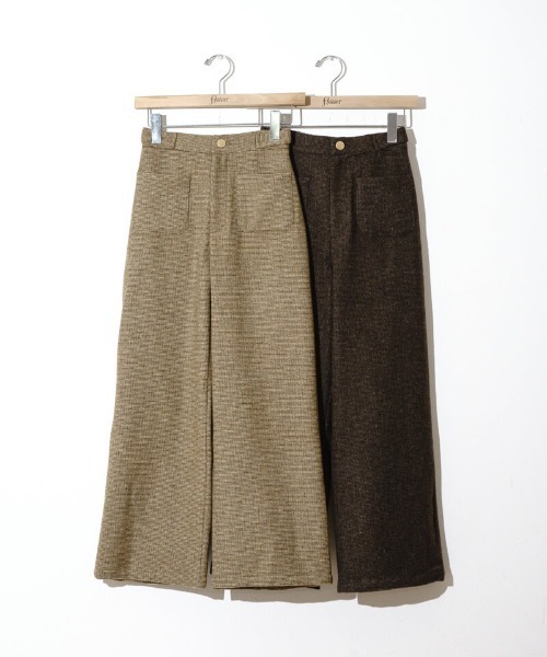 flower（フラワー）の「ファインチェックパンツ（その他パンツ・レディース・ベージュ/ブラウン・FREE）」の13枚目の写真