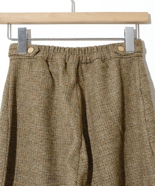 flower（フラワー）の「ファインチェックパンツ（その他パンツ・レディース・ベージュ/ブラウン・FREE）」の15枚目の写真