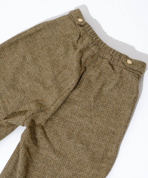 flower（フラワー）の「ファインチェックパンツ（その他パンツ・レディース・ベージュ/ブラウン・FREE）」の16枚目の写真