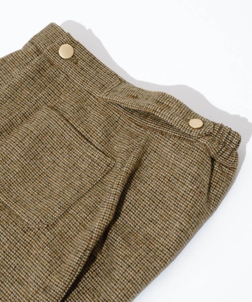 flower（フラワー）の「ファインチェックパンツ（その他パンツ・レディース・ベージュ/ブラウン・FREE）」の21枚目の写真