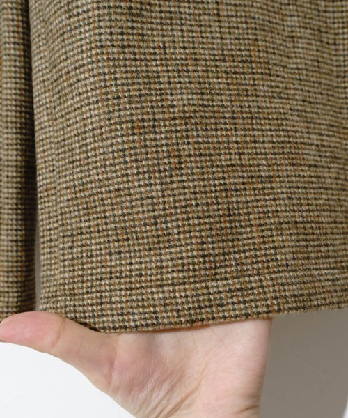 flower（フラワー）の「ファインチェックパンツ（その他パンツ・レディース・ベージュ/ブラウン・FREE）」の6枚目の写真