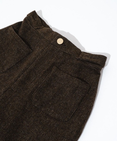 flower（フラワー）の「ファインチェックパンツ（その他パンツ・レディース・ベージュ/ブラウン・FREE）」の10枚目の写真