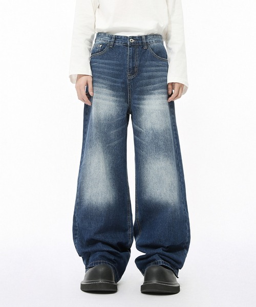 CORPUS TOKYO（コーパス トーキョー）の「ワイドレングスヴィンテージデニム（デニムパンツ・メンズ・ブルー/ブラック/ライトブルー/インディゴブルー/グレー・1/2/4/3）」の5枚目の写真