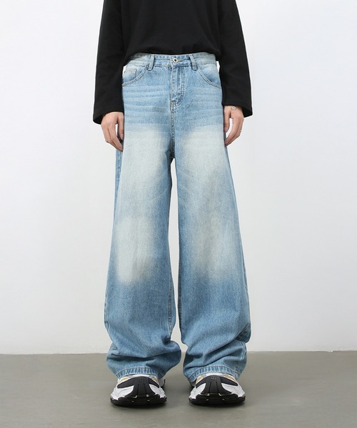 CORPUS TOKYO（コーパス トーキョー）の「ワイドレングスヴィンテージデニム（デニムパンツ・メンズ・ブルー/ブラック/ライトブルー/インディゴブルー/グレー・1/2/4/3）」の20枚目の写真