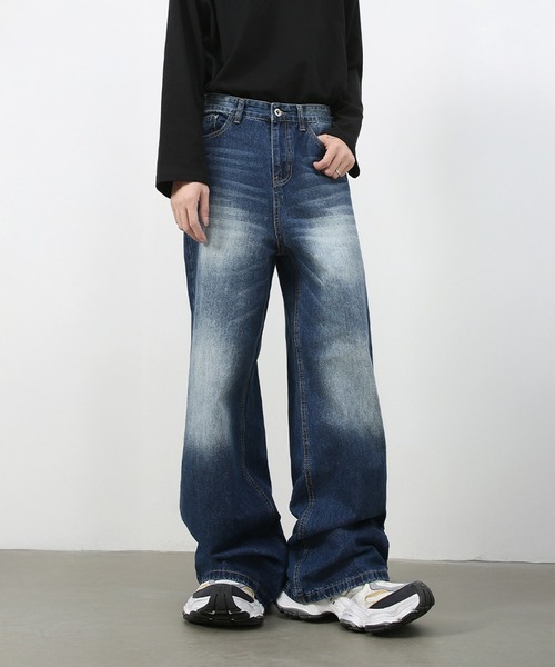 CORPUS TOKYO（コーパス トーキョー）の「ワイドレングスヴィンテージデニム（デニムパンツ・メンズ・ブルー/ブラック/ライトブルー/インディゴブルー/グレー・1/2/4/3）」の16枚目の写真