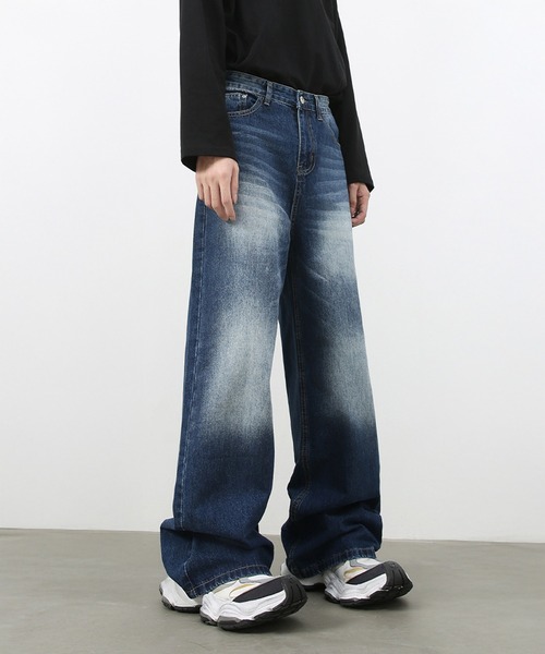 CORPUS TOKYO（コーパス トーキョー）の「ワイドレングスヴィンテージデニム（デニムパンツ・メンズ・ブルー/ブラック/ライトブルー/インディゴブルー/グレー・1/2/4/3）」の18枚目の写真