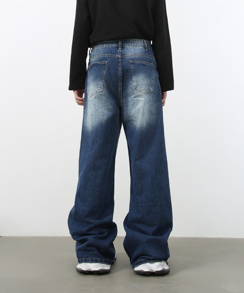 CORPUS TOKYO（コーパス トーキョー）の「ワイドレングスヴィンテージデニム（デニムパンツ・メンズ・ブルー/ブラック/ライトブルー/インディゴブルー/グレー・1/2/4/3）」の19枚目の写真