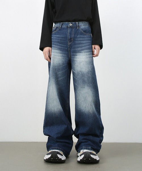 CORPUS TOKYO（コーパス トーキョー）の「ワイドレングスヴィンテージデニム（デニムパンツ・メンズ・ブルー/ブラック/ライトブルー/インディゴブルー/グレー・1/2/4/3）」の15枚目の写真