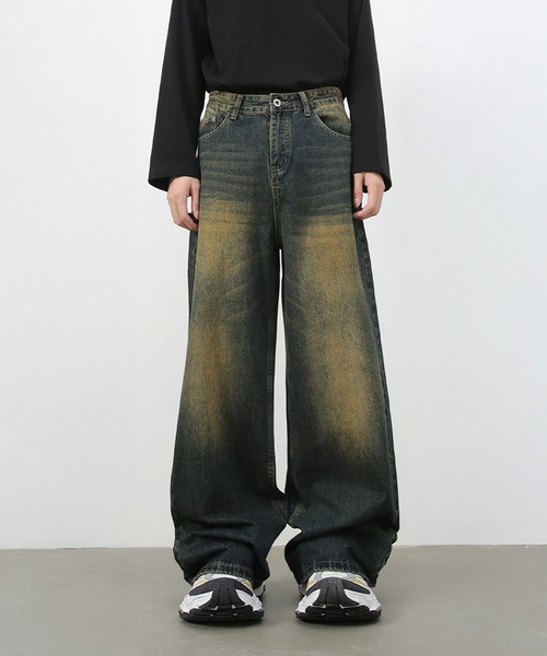 CORPUS TOKYO（コーパス トーキョー）の「ワイドレングスヴィンテージデニム（デニムパンツ・メンズ・ブルー/ブラック/ライトブルー/インディゴブルー/グレー・1/2/4/3）」の14枚目の写真