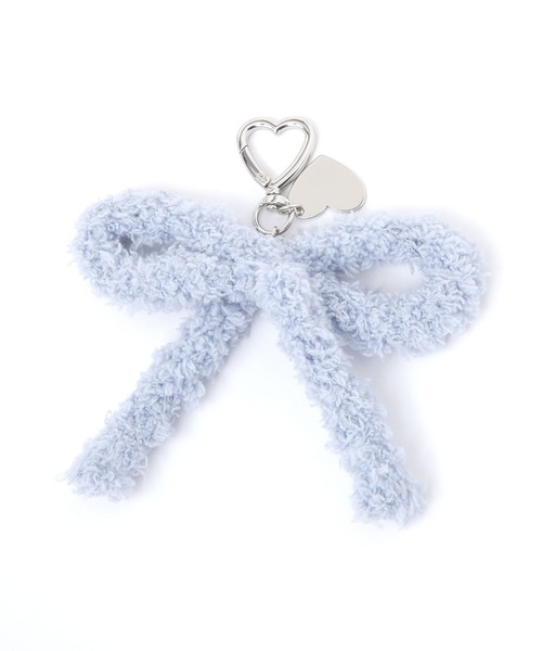 tiny tiny（ティニーティニー）の「毛糸リボンチャーム[tiny tiny(ティニーティニー)]（チャーム・レディース・イエロー/ブラック/ライトブルー・0）」の4枚目の写真