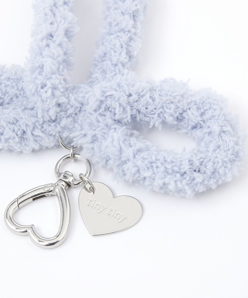 tiny tiny（ティニーティニー）の「毛糸リボンチャーム[tiny tiny(ティニーティニー)]（チャーム・レディース・イエロー/ブラック/ライトブルー・0）」の5枚目の写真