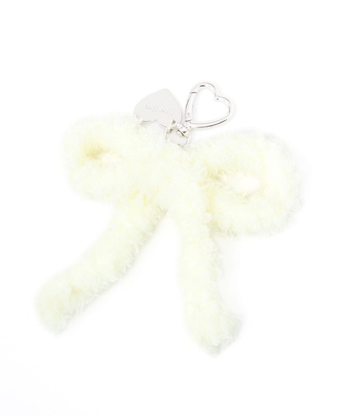 tiny tiny（ティニーティニー）の「毛糸リボンチャーム[tiny tiny(ティニーティニー)]（チャーム・レディース・イエロー/ブラック/ライトブルー・0）」の7枚目の写真