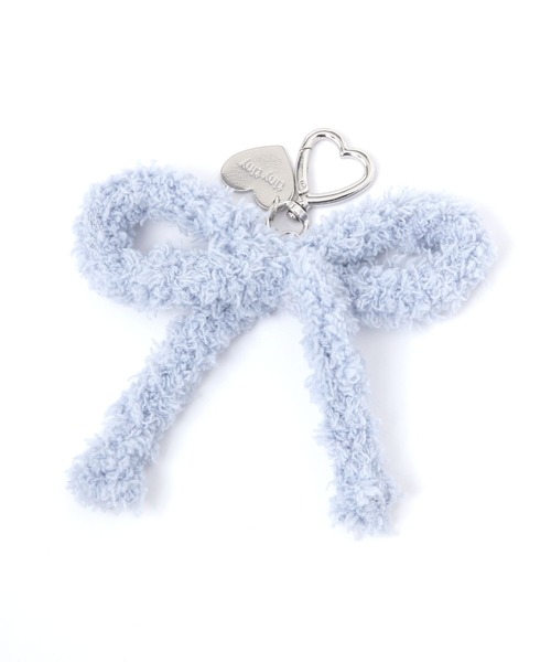 tiny tiny（ティニーティニー）の「毛糸リボンチャーム[tiny tiny(ティニーティニー)]（チャーム・レディース・イエロー/ブラック/ライトブルー・0）」の8枚目の写真