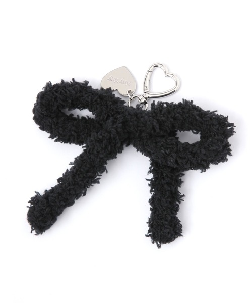 tiny tiny（ティニーティニー）の「毛糸リボンチャーム[tiny tiny(ティニーティニー)]（チャーム・レディース・イエロー/ブラック/ライトブルー・0）」の9枚目の写真