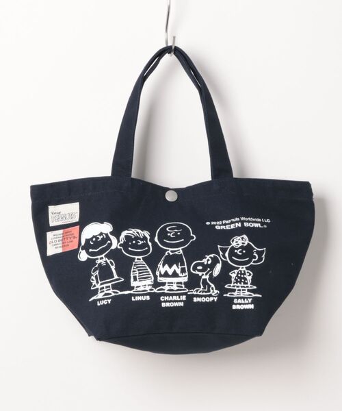 SNOOPY Heavy Canvas Lunch Bag (FAMILY5人)（トートバッグ