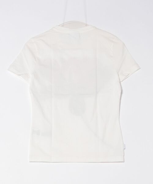 Desigual（デシグアル）の「フラワープリント クルーネックTシャツ（Tシャツ/カットソー・レディース・ホワイト/ブルー・S/XS/M/L/XL）」の3枚目の写真