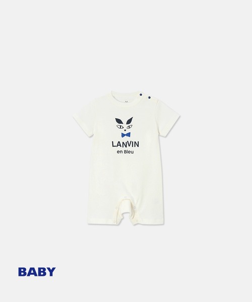 【LANVIN en Bleu ESSENTIAL】BABY CAMBON / ”マリー” カバーオールS/S（ロンパース）｜LANVIN en Bleu（ランバンオンブルー）