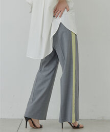 梳毛ラインパンツ