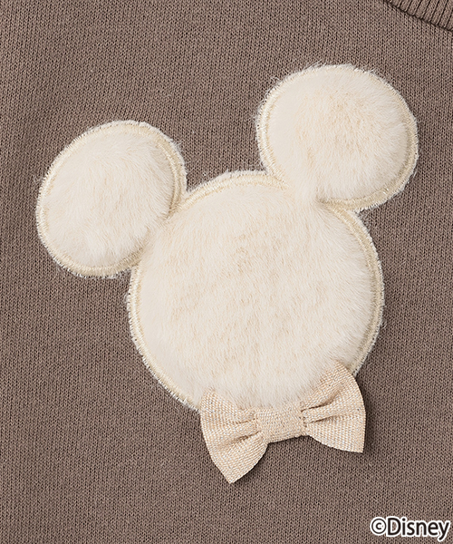 petit main（プティマイン）の「【Disney】ファーモチーフトレーナー（スウェット・キッズ・ライトピンク/ブルー/アイボリー/モカ/レッド/ホワイト系その他・120cm/110cm/130cm/100cm/90cm/80ｃｍ）」の9枚目の写真