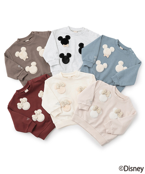 petit main（プティマイン）の「【Disney】ファーモチーフトレーナー（スウェット・キッズ・ライトピンク/ブルー/アイボリー/モカ/レッド/ホワイト系その他・120cm/110cm/130cm/100cm/90cm/80ｃｍ）」の17枚目の写真