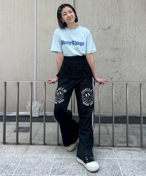 Candy Stripper（キャンディストリッパー）の「LACY APRON スカート（スカート・レディース・ブラック/オフホワイト・FREE）」の16枚目の写真