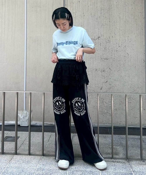 Candy Stripper（キャンディストリッパー）の「LACY APRON スカート（スカート・レディース・ブラック/オフホワイト・FREE）」の17枚目の写真