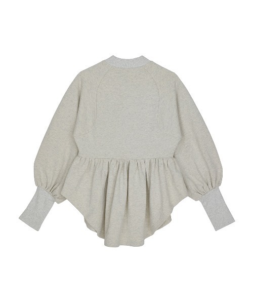 SYMMETRY PEPLUM SWEAT TOP（Tシャツ/カットソー）｜Ameri（アメリ）の