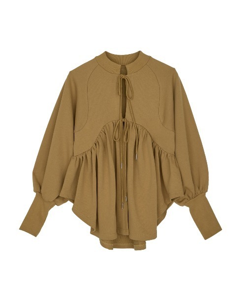 SYMMETRY PEPLUM SWEAT TOP（Tシャツ/カットソー）｜Ameri