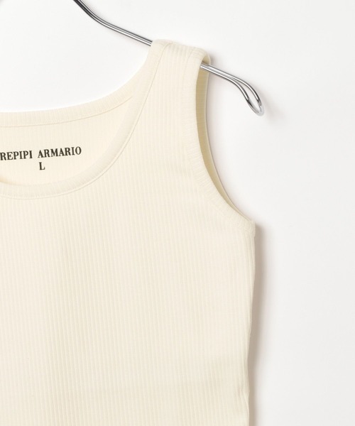 repipi armario（レピピ アルマリオ）の「【吸水速乾】ベーシックタンクトップ（タンクトップ・キッズ・サックスブルー/イエロー/ブラック/その他/アイボリー/ライム/ピンク・LARGE/MEDIUM/SMALL）」の12枚目の写真