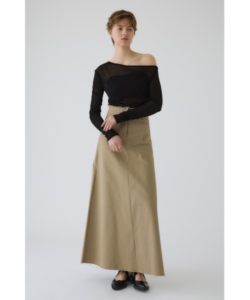 【めっちゃ変わる】 Asymmetry cut アシメトリーカットトップス（Tシャツ tops トップス