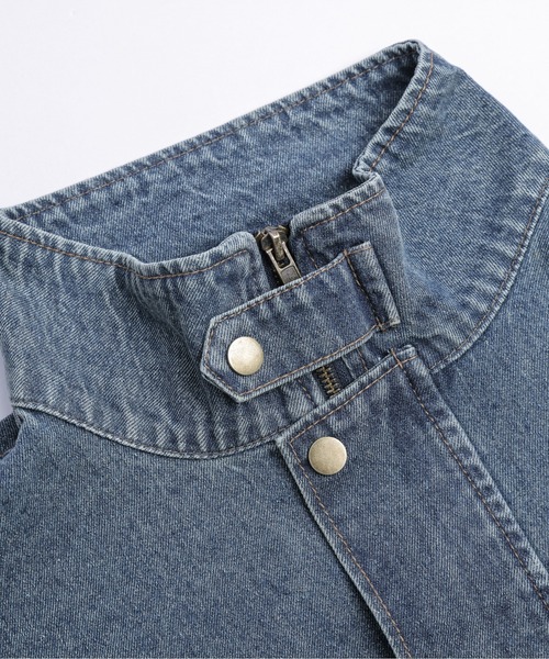 AMELY(エミリー)の「ビンテージ風デニムジャケット(デニムジャケット・レディース・インディゴブルー/ブルー系その他・フリー)」の16枚目の写真