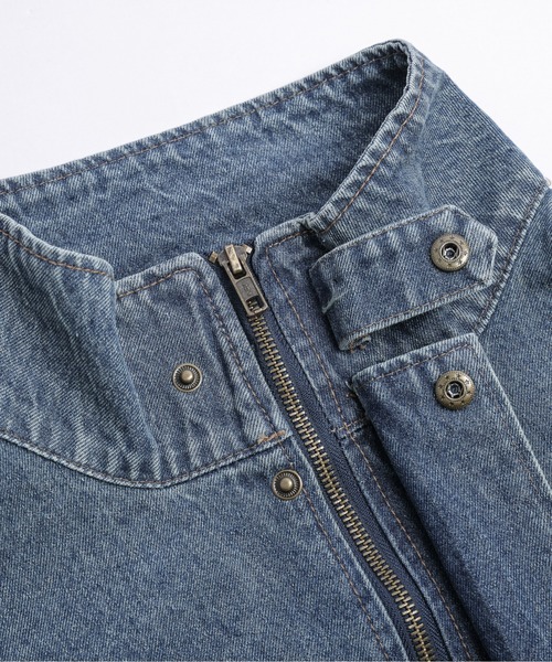 AMELY(エミリー)の「ビンテージ風デニムジャケット(デニムジャケット・レディース・インディゴブルー/ブルー系その他・フリー)」の17枚目の写真